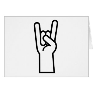 Symbole de main de roche et de petit pain