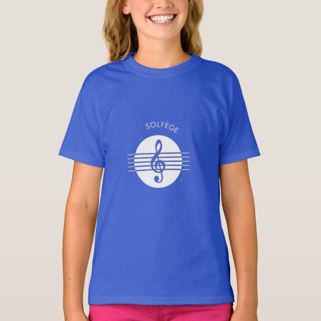 Symbole de musique solfège T-shirt (Devant)