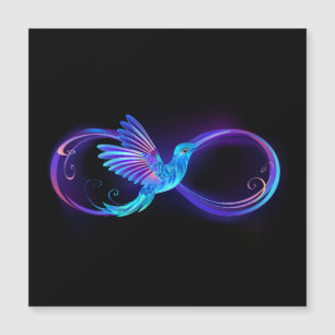 Symbole de Neon Infinity par Glowing Hummingbird