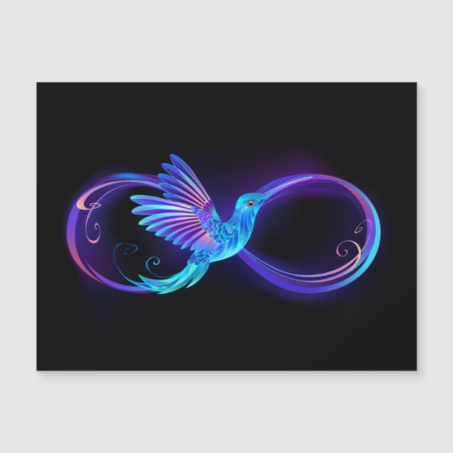Symbole de Neon Infinity par Glowing Hummingbird (Devant)