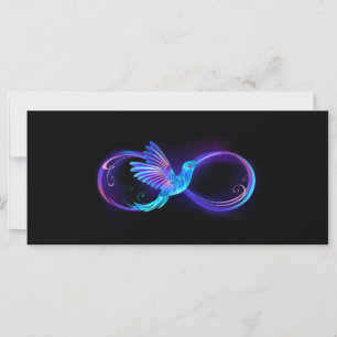 Symbole de Neon Infinity par Glowing Hummingbird