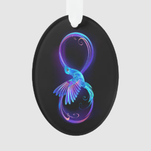 Symbole de Neon Infinity par Glowing Hummingbird
