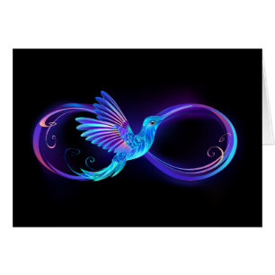 Symbole de Neon Infinity par Glowing Hummingbird