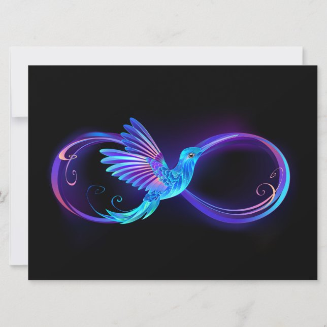 Symbole de Neon Infinity par Glowing Hummingbird (Devant)
