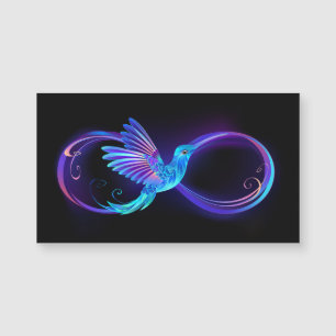 Symbole de Neon Infinity par Glowing Hummingbird