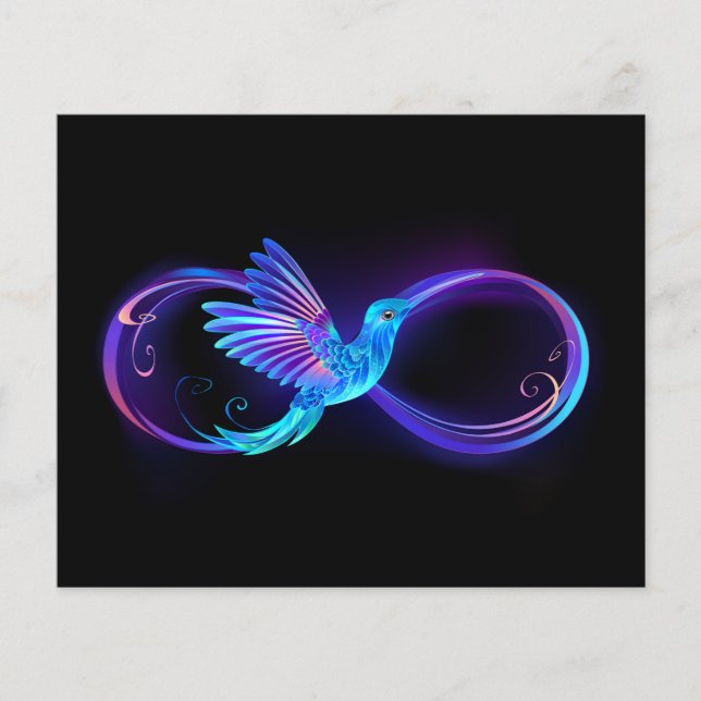 Symbole de Neon Infinity par Glowing Hummingbird (Devant)