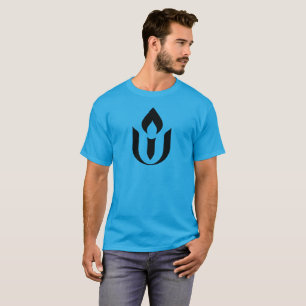 Symbole de noir de T-shirt de symbole de calice