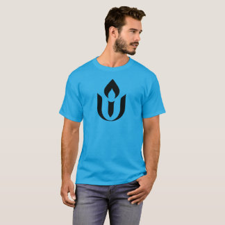 Symbole de noir de T-shirt de symbole de calice