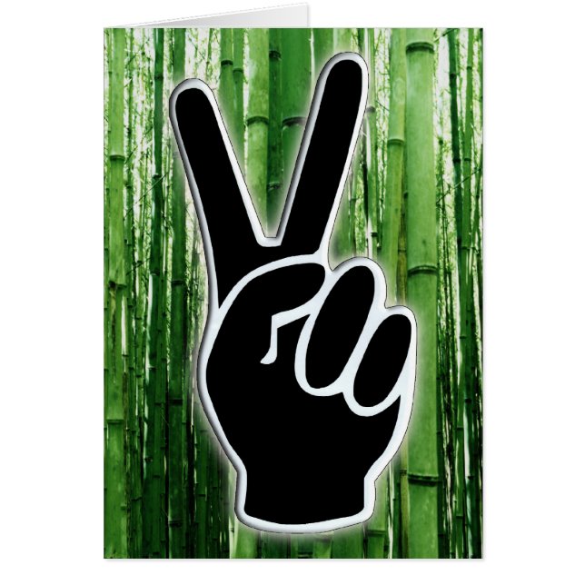 SYMBOLE DE PAIX À LA MAIN (Devant)