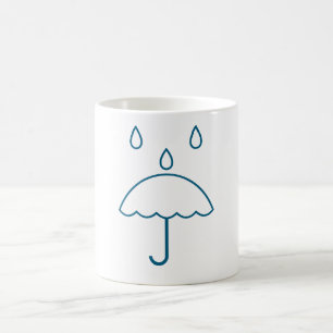 Symbole de pluie Mug