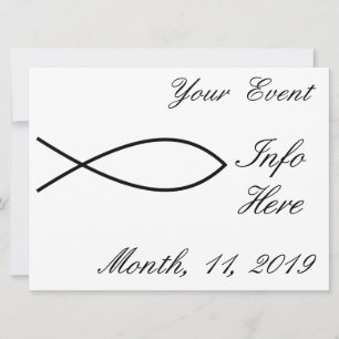 Symbole de poisson chrétien Ichthys Thunder_Cove