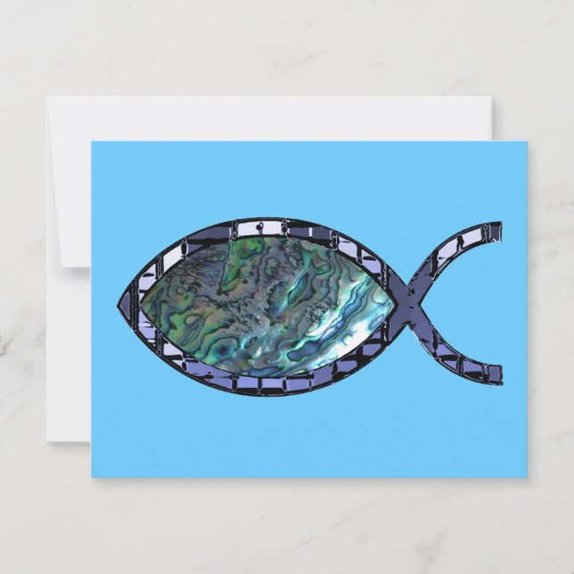 Symbole de poisson chrétien radiant (Devant)