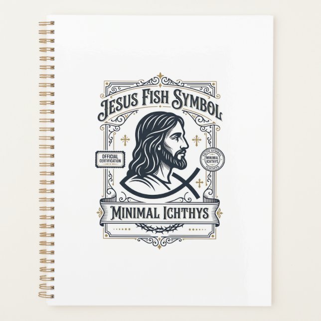 Symbole de poisson Jésus Ichthys minimal Poisson d (Devant)