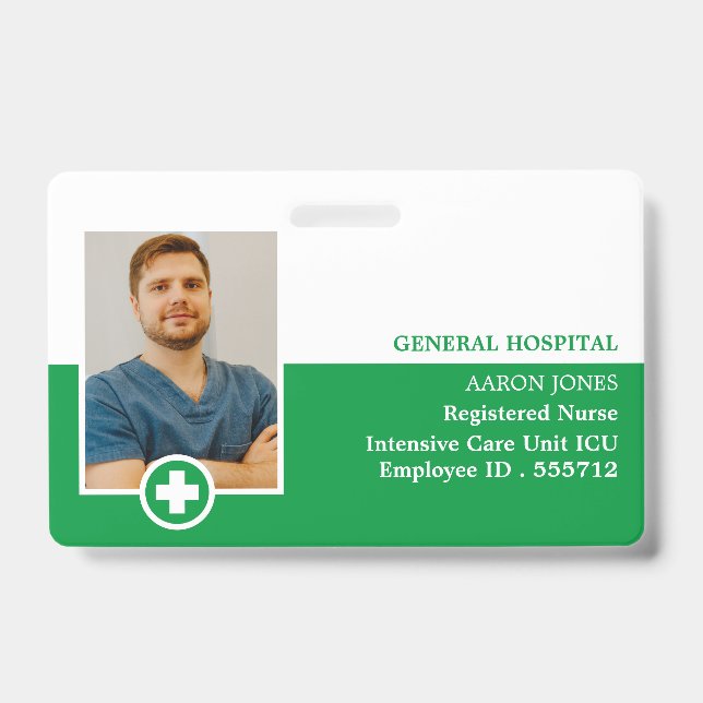 Symbole de premiers soins, badge Médicale photo (Front)