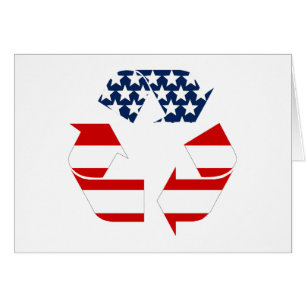 Symbole de recyclage patriotique des États-Unis