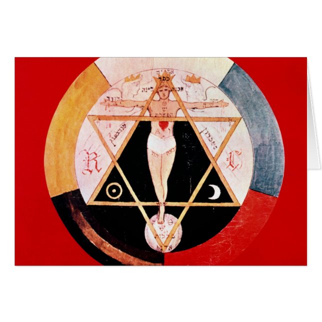 Symbole de Rosicrucian de l'ordre hermétique (Devant horizontal)