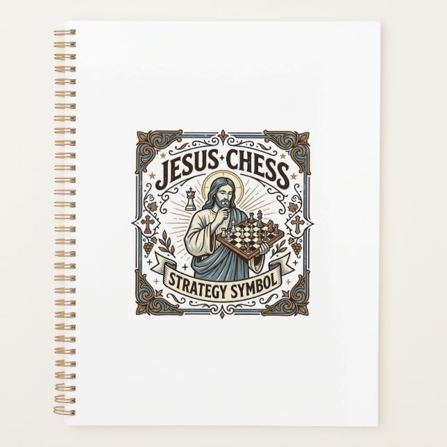 Symbole de stratégie d'échecs de Jésus Stratégie d (Devant)