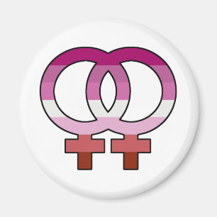 Symbole de venus de la fierté lesbienne aimant