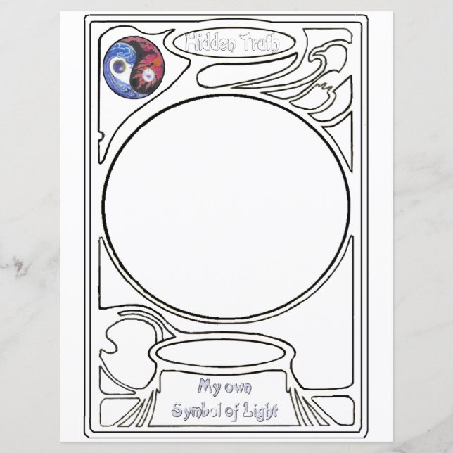 Symbole de vérité caché Art (Devant)