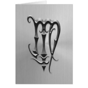 Symbole de Vierge d'acier inoxydable