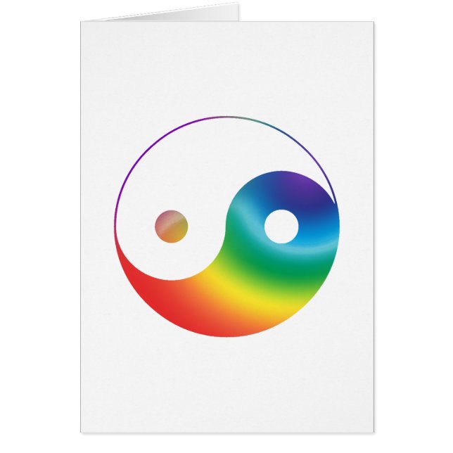 Symbole de Yin Yang d'arc-en-ciel (Devant)