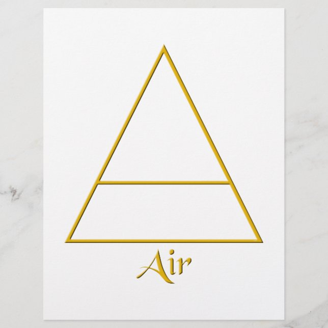 Symbole d'élément d'air de Falln Pagan (Devant)