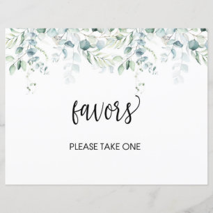 Symbole des faveurs de mariage - Mariage Eucalyptu