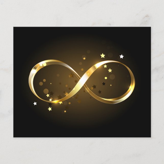 Symbole d'infini doré (Devant)