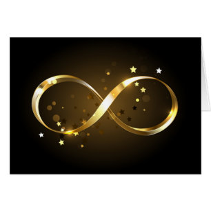 Symbole d'infini doré