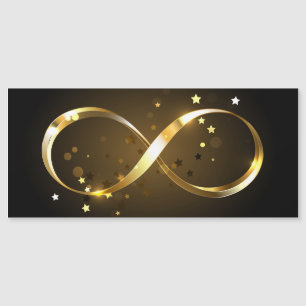 Symbole d'infini doré