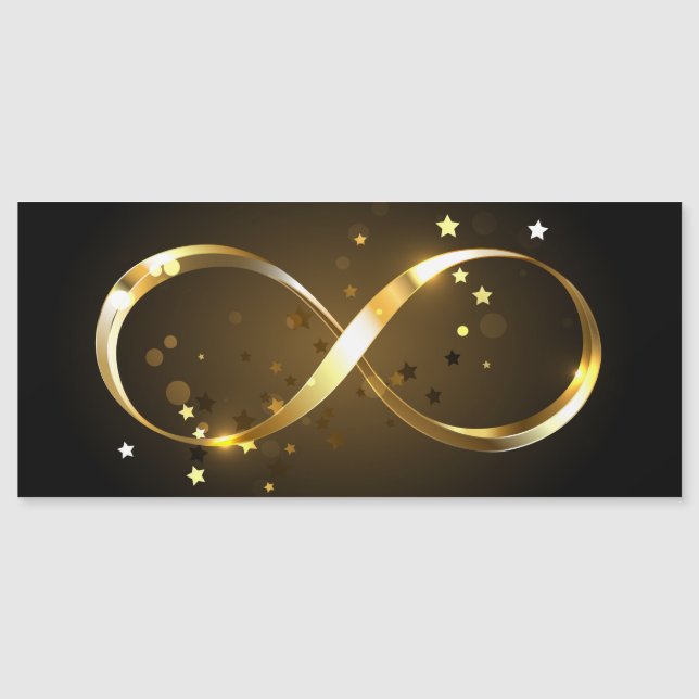 Symbole d'infini doré (Devant)