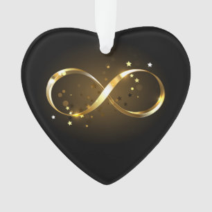 Symbole d'infini doré