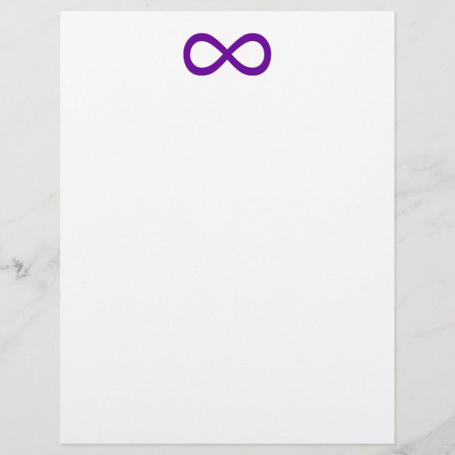 Symbole d'infini violet (Devant)