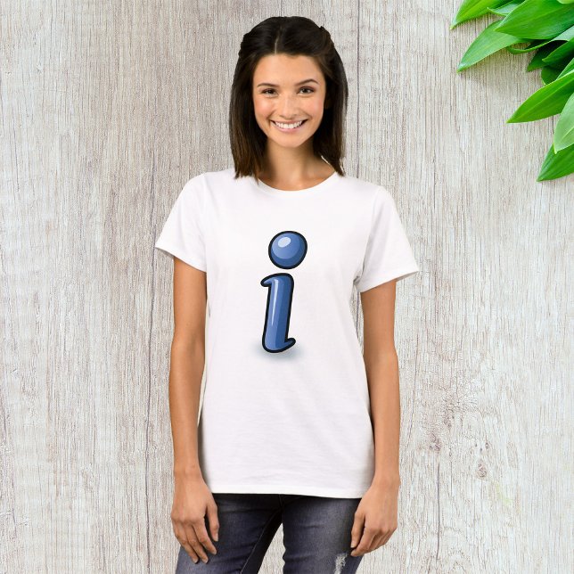 Symbole d'information T-shirt femme (Créateur téléchargé)