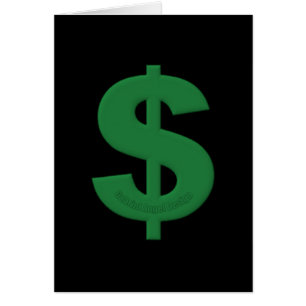 Symbole dollar vert