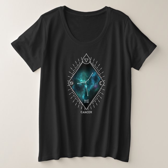 Symbole du cancer de la constellation et du zodiaq (Design devant)
