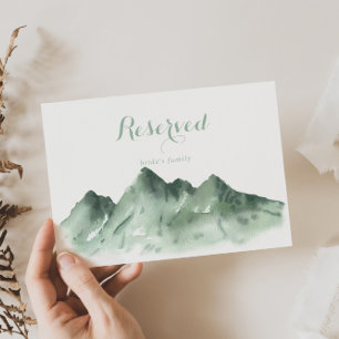 Symbole du Mariage campagnard de la montagne verte