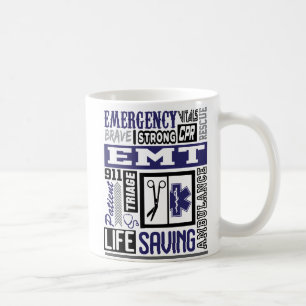 Symbole Emt/Ems Personnalisé Mots Coffee Mug