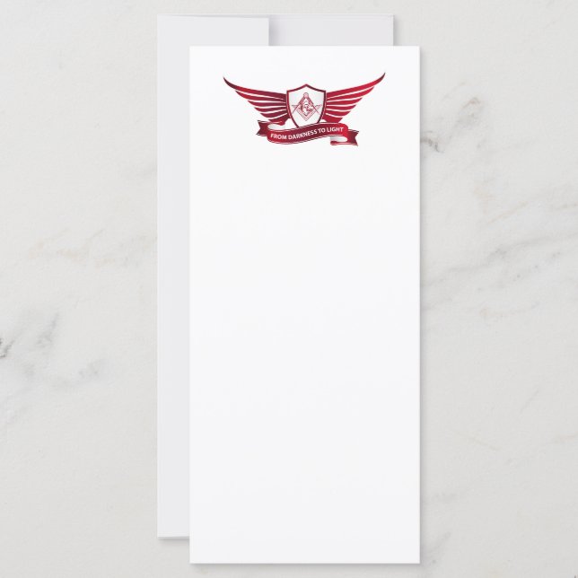 Symbole et bouclier de franc-maçonnerie (Devant)