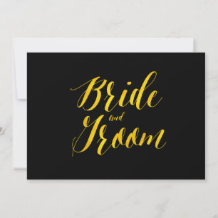 Symbole Faux Gold Foil Chic Mariage
