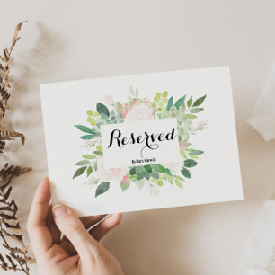 Symbole floral tropical moderne réservé