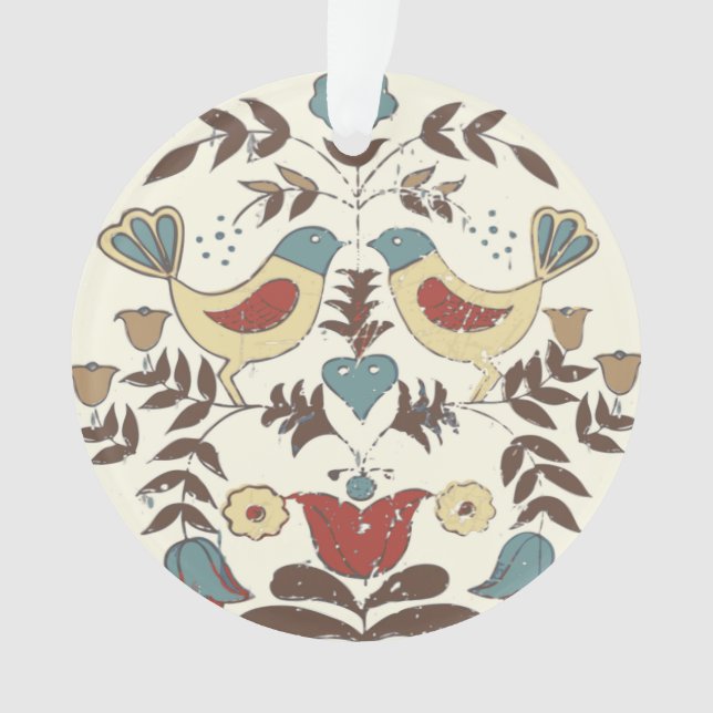 SYMBOLE Hex Amish néerlandais Pennsylvanie Bird Am (devant)