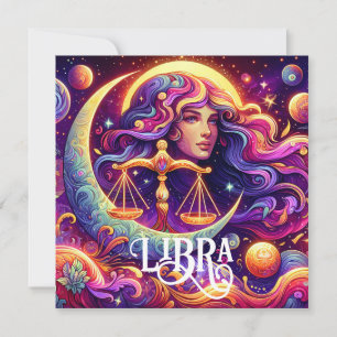 Symbole Horoscope Libra Zodiac Ethérée Art Mystiqu