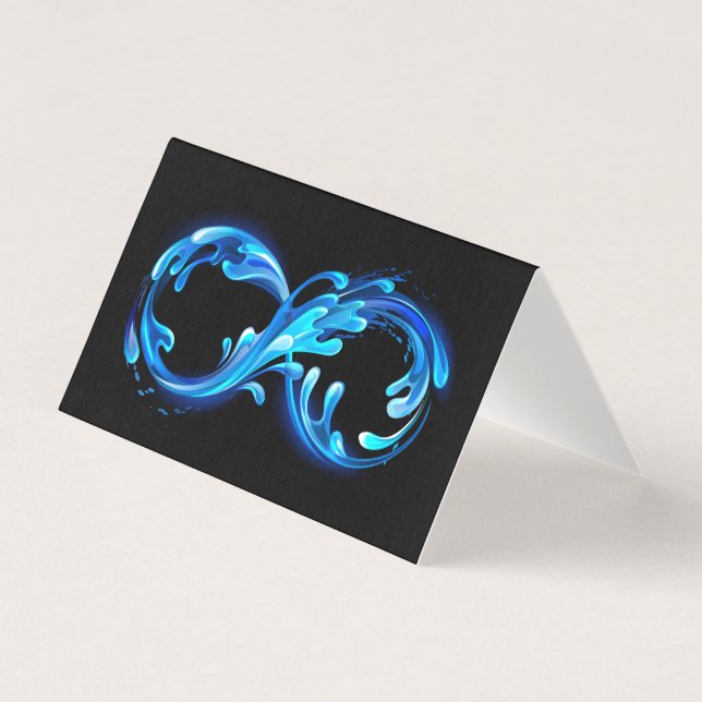 Symbole Infini d'Eau Claire et Froide (Front)