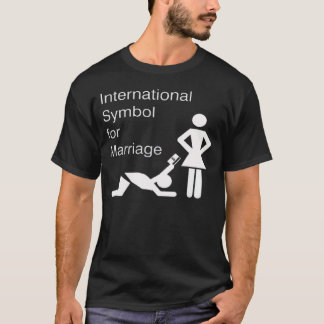 Symbole international pour le T-shirt de mariage