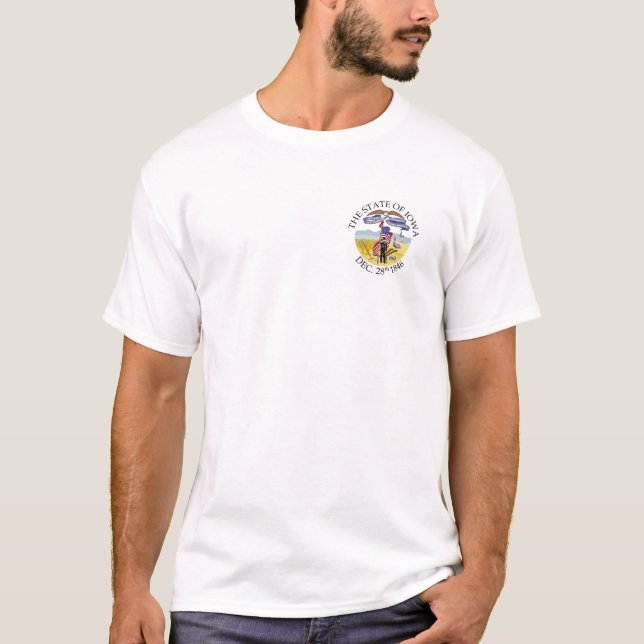 Symbole Iowa T-Shirt (Devant)