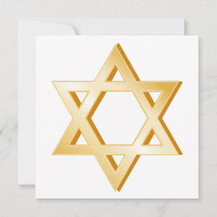 Symbole judaïsme Invitation/carte Faire-part