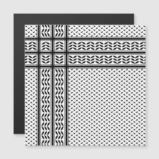 Symbole Keffiyeh de la Palestine Motif de résistan (Devant / Derrière)