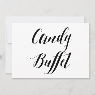 Symbole Mariage Style de calligraphie "Buffet de b