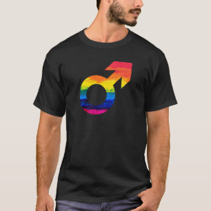Symbole masculin T-shirt LGBT